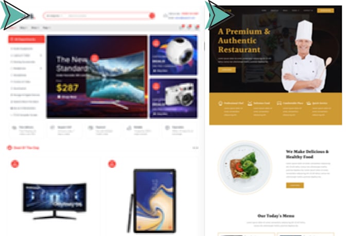 design and develop a modern wordpress website